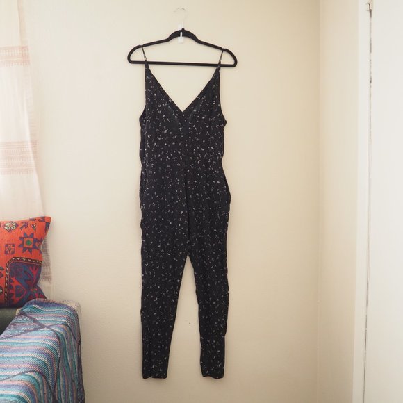 IRO Bemera Floral Spaghetti Strap Silk Jumpsuit sz 38 France Size 38 = US 6 - Picture 10 of 11